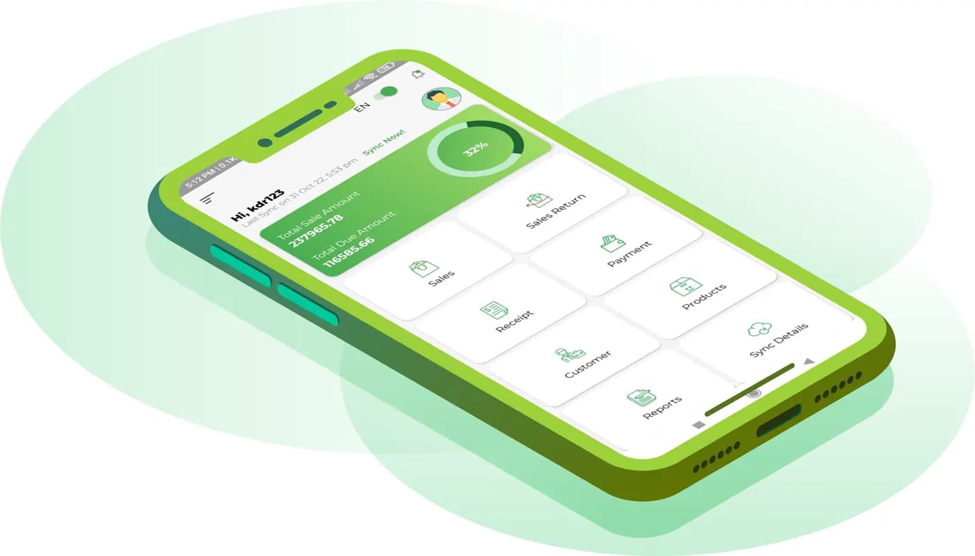 Fujishka B-Quick ERP mobile application