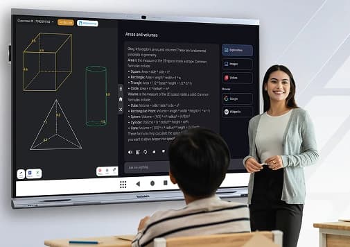 Teachmint X smart board classroom display